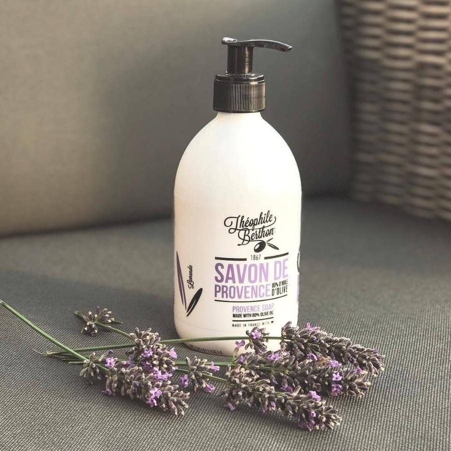 Savon de Provence přírodní tekuté mýdlo pro obličej a tělo s olivovým olejem (vůně levandule)