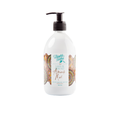 Savon de Provence přírodní tekuté mýdlo pro obličej a tělo s olivovým olejem (vůně mandlí a medu)